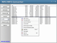 HooTech MP4 MP3 Converter screenshot